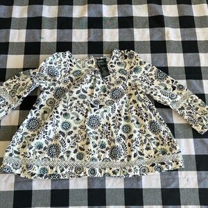 Floral Long Sleeve Kids Top